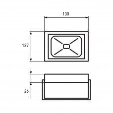 Уличный LED-прожектор Euroelectric COB SMD 50Вт, 6500K (белый)