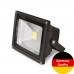Уличный LED-прожектор Euroelectric COB 20Вт, 6500K (черный)