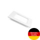 LED-панель Eurolamp квадратна 4W 3000K 220V (LED-DLS-4/3)
