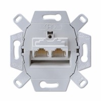 Механизм двойной телефонной розетки Jung ECO profi (EPUAE8-8UPO) Механизм двойной телефонной розетки Jung ECO profi (EPUAE8-8UPO)