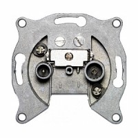 механізм прохідної TV+R розетки Jung ECO profi