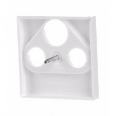 Накладка на TV+R+SAT-розетку Jung ECO profi. Цвет "Белый" (арт. A561PLSATWW)