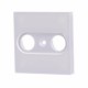 Накладка на TV+R-розетку Jung ECO profi. Цвет "Белый" (A561PLTVWW)