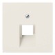 Накладка на однопортовую информационную розетку Jung ECO profi. Цвет "Слоновая Кость" (A569-1PLUA)