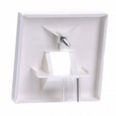 Накладка на однопортовую информационную розетку Jung ECO profi. Цвет "Белый" (арт. A569-1PLUAWW)