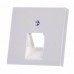 Накладка на однопортовую информационную розетку Jung ECO profi. Цвет "Белый" (арт. A569-1PLUAWW)