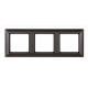 Рамка трехместная Jung ECO profi. Цвет "Антрацит" (EP483AN)