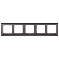 Рамка пятиместная Jung ECO profi. Цвет "Антрацит" (EP485AN)