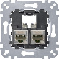 МЕХАН.ИНФ.РОЗЕТКЫ RJ45,2-П, кат.5e STP МЕХАН.ИНФ.РОЗЕТКЫ RJ45,2-П, кат.5e STP