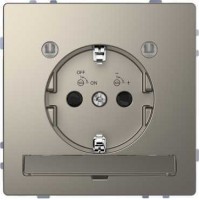 MTN2304-6050 Розетка с з/к и LED модулем Merten D-Life "Никель" MTN2304-6050 Розетка с з/к и LED модулем Merten D-Life "Никель"