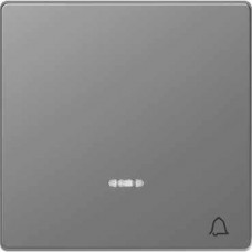 MTN3325-6036 Клавиша одинарная для LED звонок Merten D-Life "Нержавеющая Сталь"