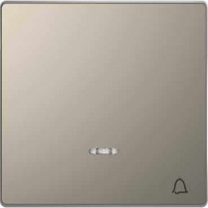 MTN3325-6050 Клавиша одинарная для LED звонок Merten D-Life "Никель"