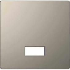MTN3350-6050 Клавиша одинарная с полем для символа Merten D-Life "Никель"