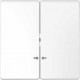 MTN3420-6035 Клавиша двойная с LED-индикацией Merten D-Life "Белый Лотос"