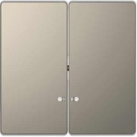 MTN3420-6050 Клавиша двойная с LED-индикацией Merten D-Life "Никель"