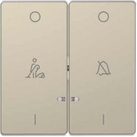 MTN3429-6033 Клавиша двойная LED с символами "звонок" и "горничная" Merten D-Life "Сахара"