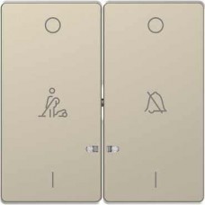 MTN3429-6033 Клавиша двойная LED с символами "звонок" и "горничная" Merten D-Life "Сахара"