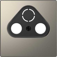 MTN4123-6050 Накладка для TV-розетки Merten D-Life "Никель"