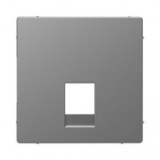 MTN4215-6036 Накладка для телефонной розетки Merten D-Life "Нержавеющая Сталь"