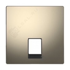 MTN4215-6050 Накладка для телефонной розетки Merten D-Life "Никель"