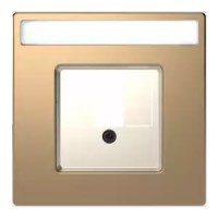Лицьова панель для TAE/Audio Merten D-Life шампань (MTN4250-6051) Лицьова панель для TAE/Audio Merten D-Life шампань (MTN4250-6051)