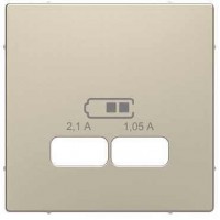 MTN4367-6033 Накладка для USB-розетки Merten D-Life "Сахара"