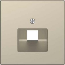 Лицевая панель для одинарной интернет-розетки RJ45 Merten D-Life Сахара