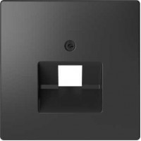 MTN4521-6034 Накладка для одинарной интернет-розетки RJ45 Merten D-Life "Антрацит"