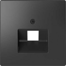 Лицевая панель для одинарной интернет-розетки RJ45 Merten D-Life Антрацит