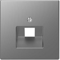 MTN4521-6036 Накладка для одинарной интернет-розетки RJ45 Merten D-Life "Нержавеющая Сталь"