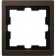 Рамка 1-постова Merten D-Life. Колір Мокко