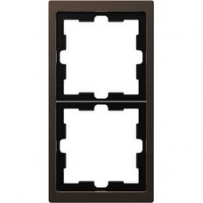 Рамка 2-постовая Merten D-Life Мокко