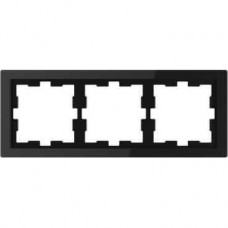 Рамка 3-постова Merten D-Life. Колір Чорний Онікс