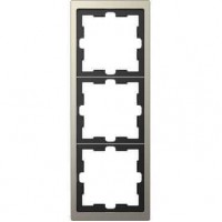 Рамка 3-постова Merten D-Life. Колір Нікель