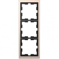 Рамка 3-постова Merten D-Life. Колір Шампань