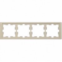 Рамка 4-постова Merten D-Life. Колір Сахара