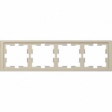 Рамка 4-постова Merten D-Life. Колір Сахара