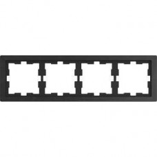 Рамка 4-постова Merten D-Life. Колір Базальт