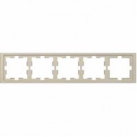 Рамка 5-постова Merten D-Life. Колір Сахара