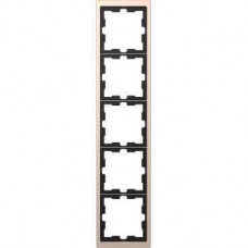 Рамка 5-постова Merten D-Life. Колір Шампань