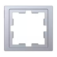 Рамка 1-постова Merten D-Life. Колір Нержавіюча сталь