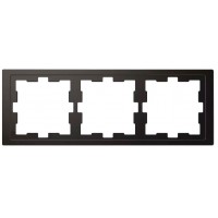 Рамка 3-постова Merten D-Life. Колір Антрацит
