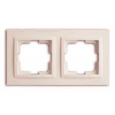 ⚡Рамка двойная серии Despina (Mono Electric) Слоновая кость
