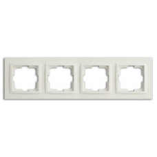Рамка чотирьохмісна серії Despina (Mono Electric) Біла