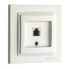 Розетка TF Євро (623K) Despina (Mono Electric) Біла