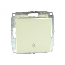 Механизм одноклавишного выключателя проходного 10А серии Despina (Mono Electric) Кремовый с клавишей