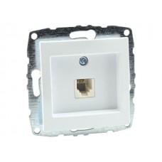 Механізм розетки TF Євро (623K) Despina Біла з панелью