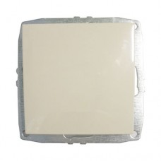 Механизм одноклавишного выключателя 10А серии Despina (Mono Electric) Кремовый с клавишей
