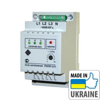 Трифазне реле напруги, перекосу і послідовності фаз Новатек-Електро РНПП-311