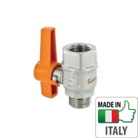 Кран шаровый Rigamonti  для автовоздушника 3/8" никелированный